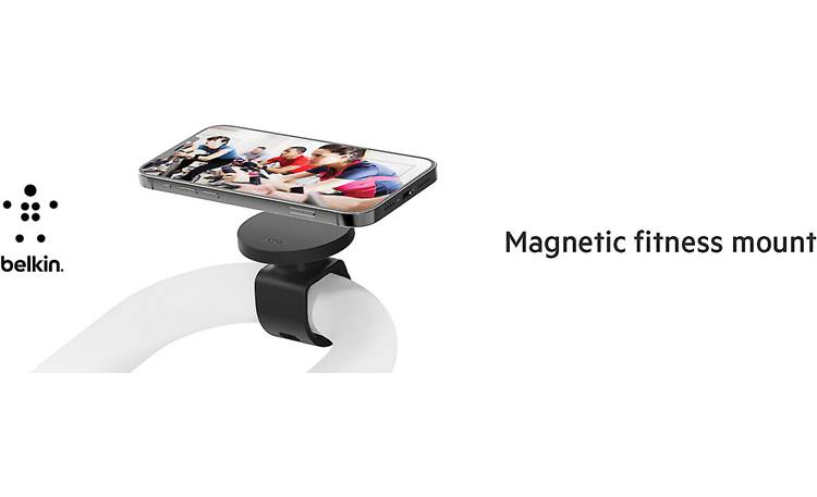 Belkin Magnetic Fitness Phone Mount MagSafe mount holds your iPhone securely