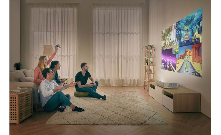 Optoma CinemaX P2 Ultra Short Throw Projector Enjoy gaming on a massive scale