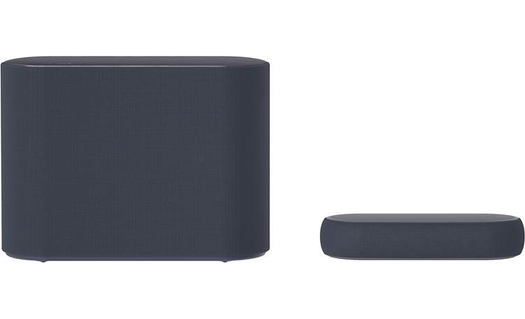 LG QP5 Éclair Sound bar and sub are both ultra-compact