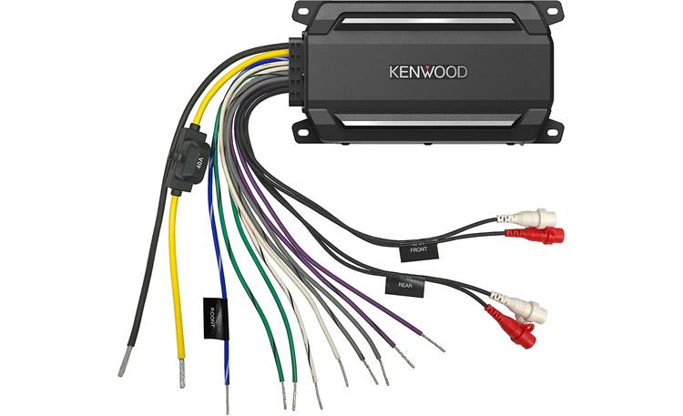 Kenwood KAC-M5014 with input/output/power harness