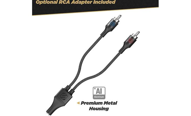 Scosche HookUp Premium USB-C Audio Adapter Kit Analog RCA stereo adapter