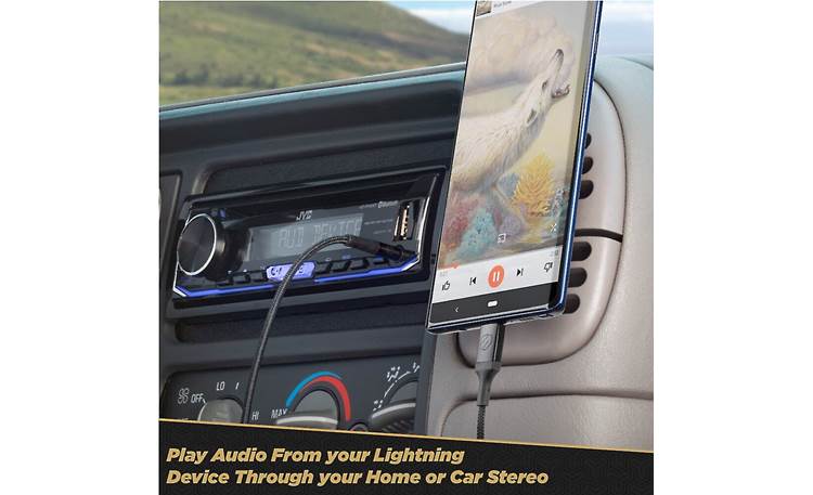 Scosche HookUp Premium USB-C Audio Adapter Kit Connects to your car's auxiliary input (smartphone not included)