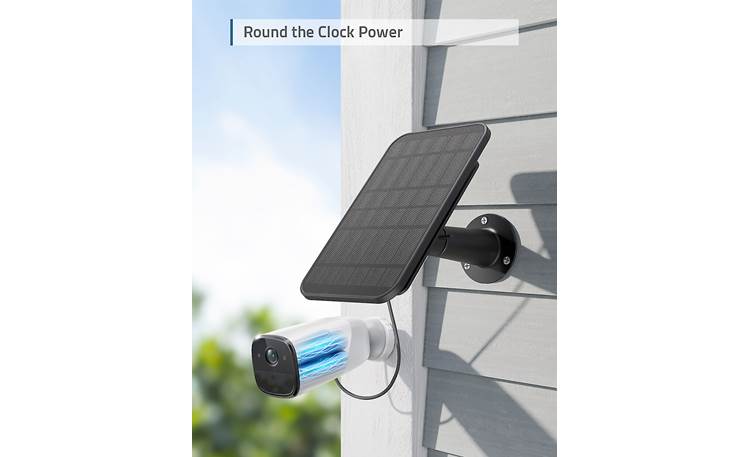 eufy Security eufyCam Solar Panel Round-the-clock power for eufyCam (sold separately)