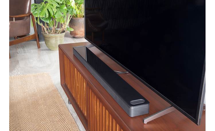 Bose® Smart Soundbar 900 Slim design fits comfortably under most TVs