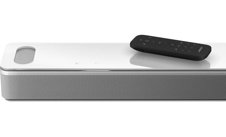Bose Smart Soundbar 900 Home Theater Bundle Top-panel controls and remote