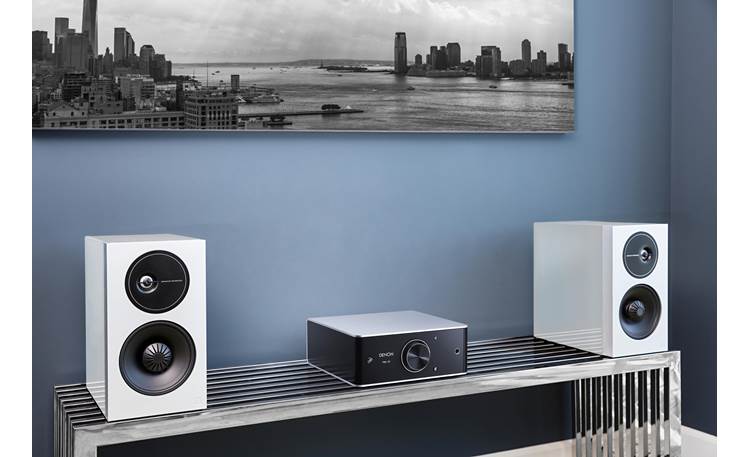 Definitive Technology Demand Series D9 Shown as part of a hi-fi stereo system