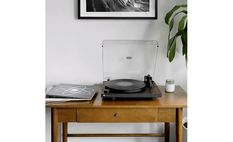Victrola Premiere T1 VinylStream™ technology lets you stream wirelessly to compatible speakers