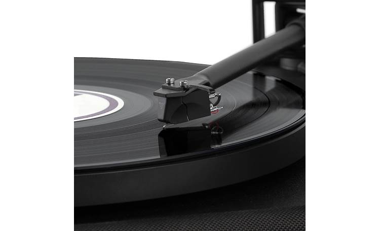 Victrola Premiere V1 Turntable Music System Straight tonearm with factory-installed VPC-190 moving magnet cartridge