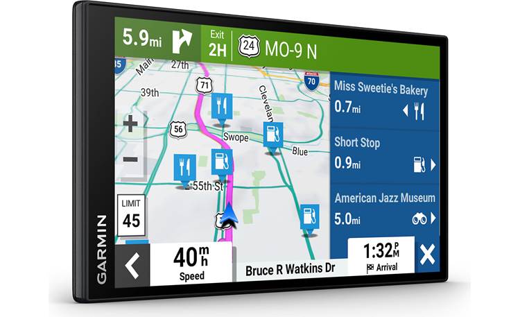 Garmin DriveSmart™ 76 Up Ahead shows you what's at the next exit