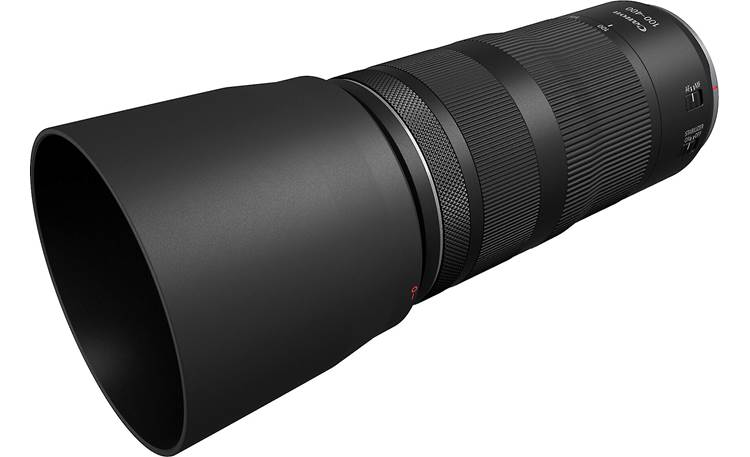 Canon RF 100-400mm f/5.6-8 IS USM Shown with optional ET-74B lens hood (sold separately)