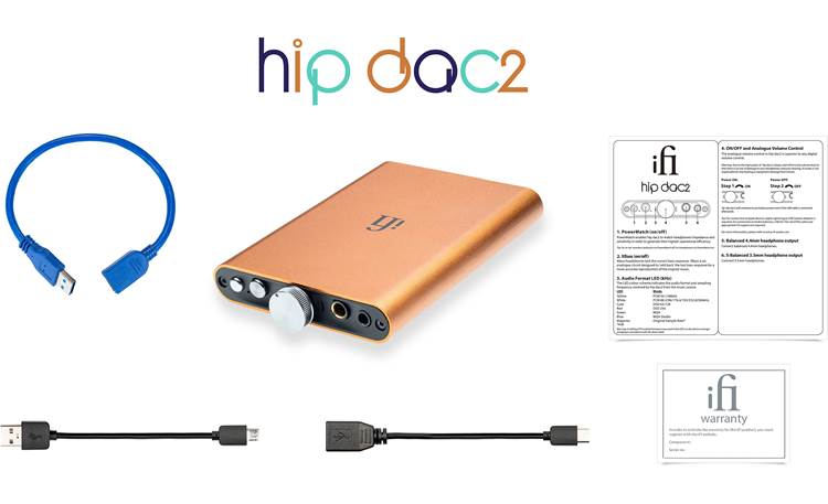iFi Audio hip-dac2 Included accessories