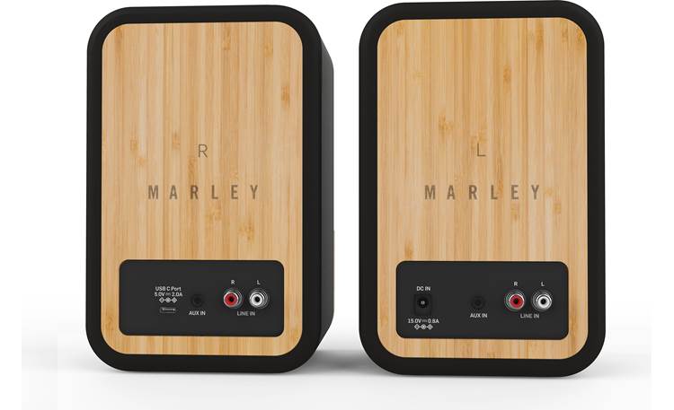 House of Marley Bluetooth® Turntable/Speaker Bundle Speakers back