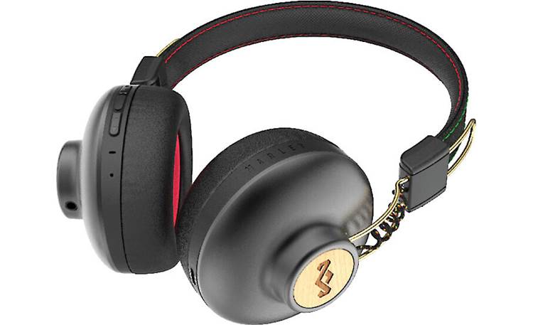 House of Marley Positive Vibration 2 3-button controls on earcup for power and volume