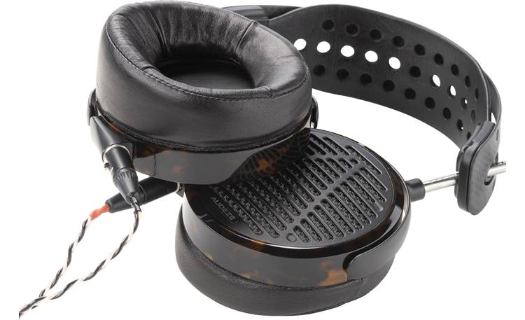 Audeze LCD-5 Sculpted leather earpads comfortably conform to your head