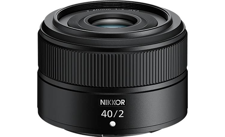 Nikon NIKKOR Z 40mm f/2 Shown with front and rear caps removed