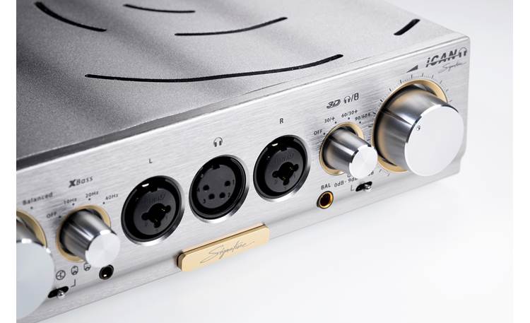 iFi Audio Pro iCAN Signature Versatile headphone connections and controls