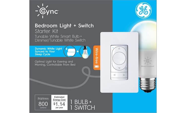 GE Cync Bedroom Light and Switch Starter Kit Front