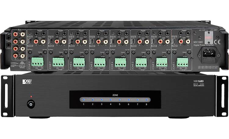 OSD MX1680 8-zone, 16-channel multi-room power amplifier at 