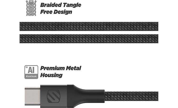 Scosche StrikeLine™ USB-A to USB-C Cable Other