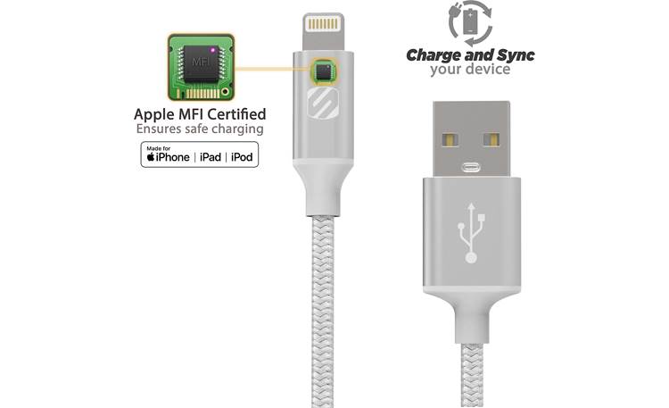 Scosche StrikeLine™ USB-A to Lightning® Cable Other
