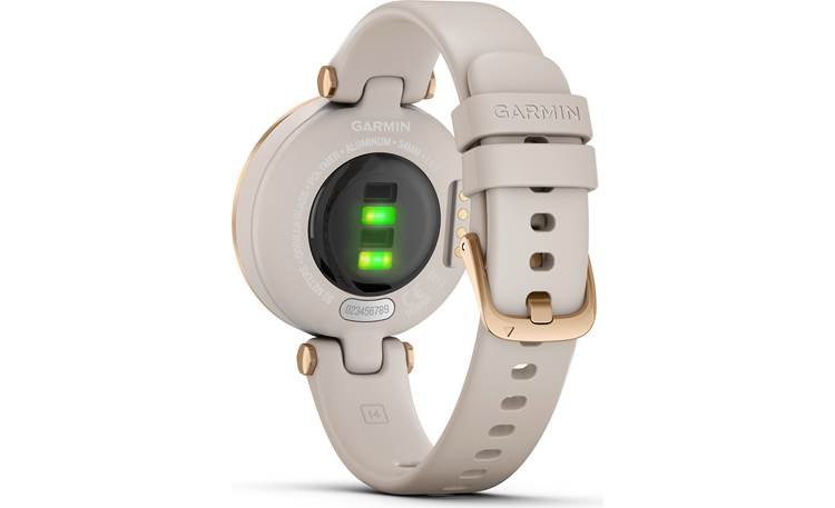 Garmin Lily (Sport Edition, Rose Gold, light sand silicone band