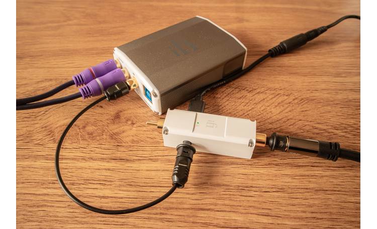 iFi Audio SPDIF iPurifier2 Shown in use with a digital-to-analog converter (not included)