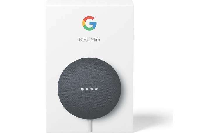 Kerel Pionier Een hekel hebben aan Google Nest Mini (Charcoal) Smart speaker with built-in Google Assistant,  Bluetooth® and Chromecast built-in at Crutchfield
