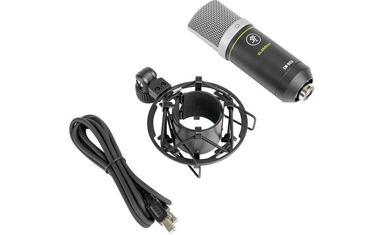 Mackie EM-91CU USB cable and shock mount included