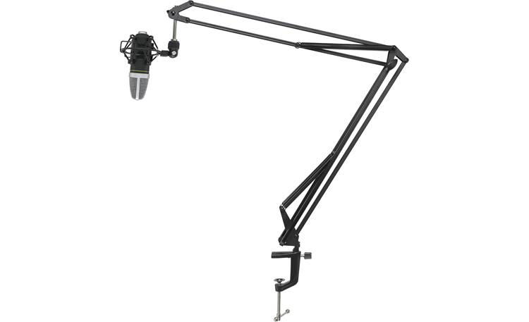 Mackie EM-91CU Shown with Mackie desk-mount boom stand, not included