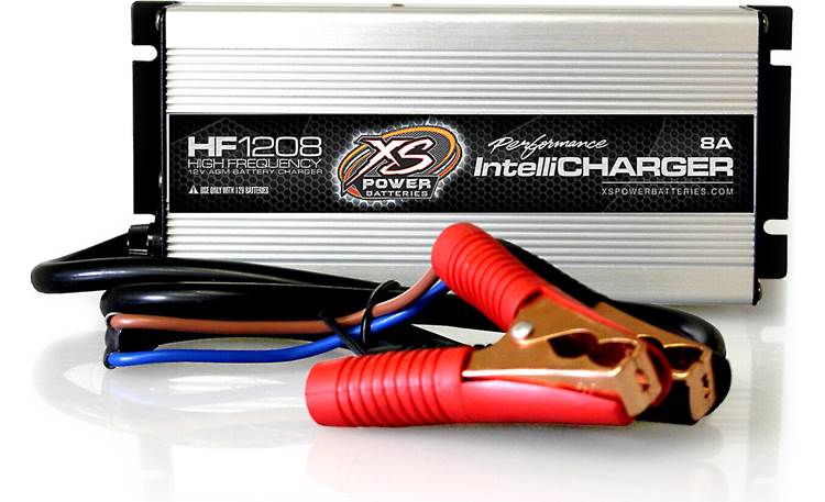 hver Inficere nød XS Power HF1208 IntelliCharger 3-stage charger for 12-volt batteries —  8-amp charge rate at Crutchfield
