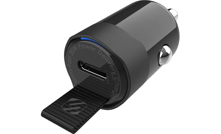 Scosche PowerVolt™ PD30 Quickly charges your USB-C devices and small enough to stay out of the way in your vehicle