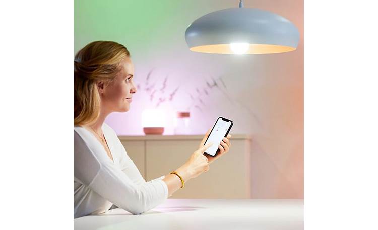 WiZ Full Color A19 LED Bulb (800 lumens) Free WiZ Connected app gives you control from anywhere