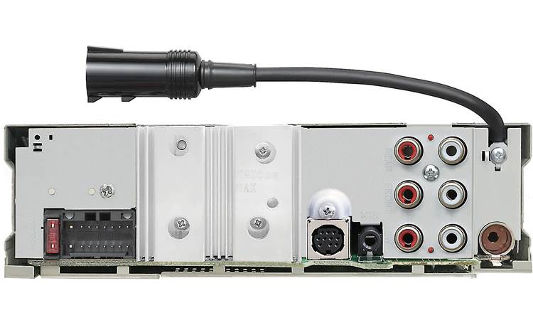 Kenwood KMR-D382BT Rear panel (shown without included wiring harness)