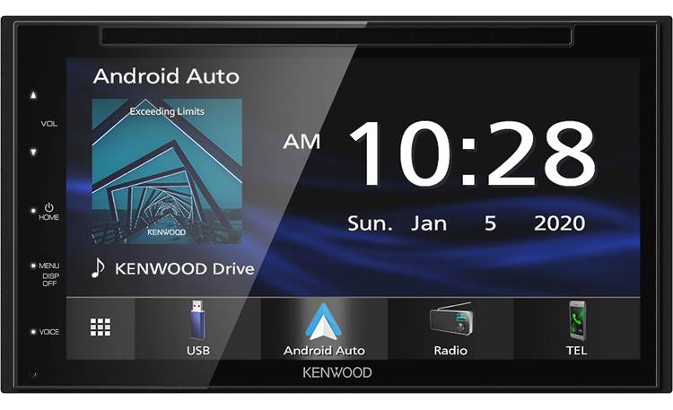 Kenwood DDX57S Enjoy lots of apps on the road with Apple CarPlay and Android Auto