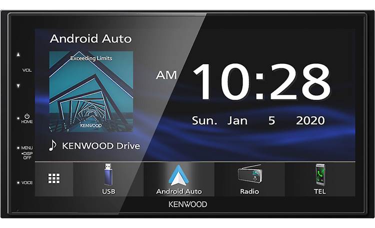 Kenwood DMX47S Plug in your smartphone, and enjoy Android Auto or Apple CarPlay to help make the drive more fun