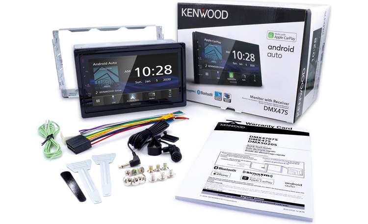 Kenwood DMX47S Shown with packaging and included accessories