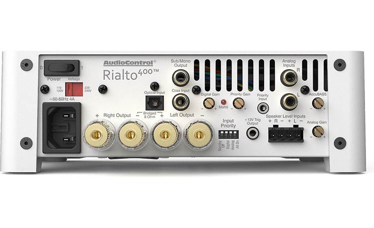 AudioControl Rialto 400 Back