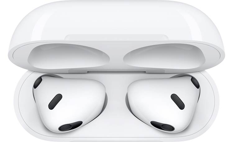 Apple AirPods® (3rd Generation) Wireless charging case banks up to 24 hours of power to charge the AirPods