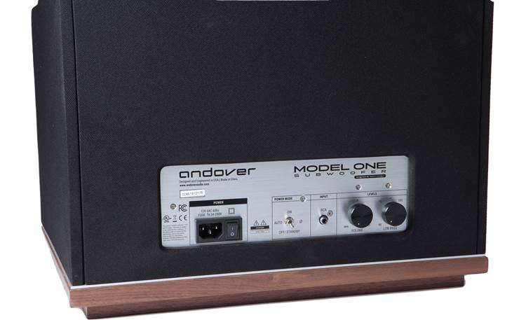 Andover Audio Model-One Subwoofer Back