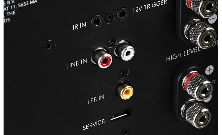 Definitive Technology Descend DN12 LFE and stereo RCA line-level inputs