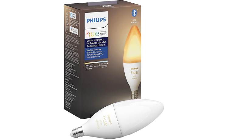 Philips Hue White Ambiance E12 Bulb Connect via Bluetooth — no hub required