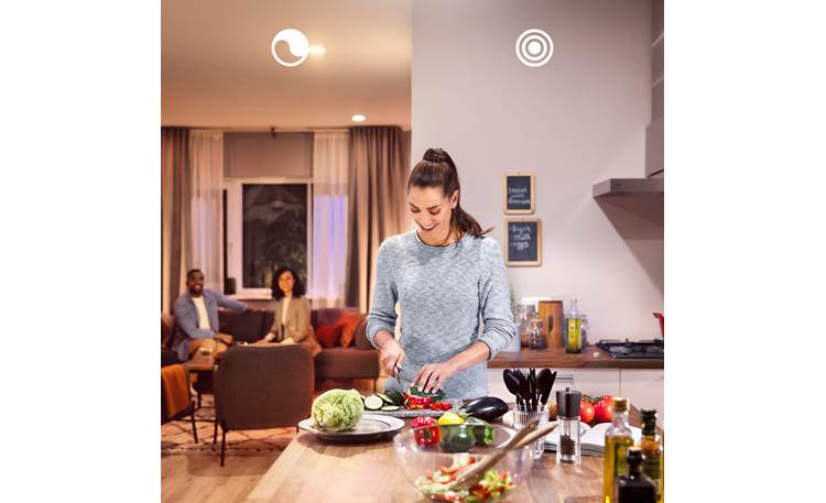Philips Hue A19 White Ambiance Bulb (1100 lumens) Light recipe presets make it easy to find the perfect task lighting