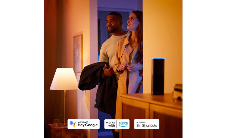 Philips Hue A19 White Ambiance Bulb (1100 lumens) Works with voice assistants (sold separately)