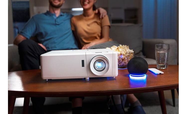 Optoma UHZ50 Works with Amazon Alexa devices for voice control (sold separately)