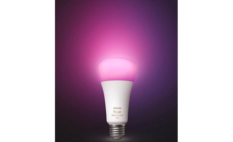 Philips Hue White and Color Ambiance A21 Bulb (1600 lumens) Choose from 16 million colors or 50,000 shades of cool to warm white light to match any mood or event