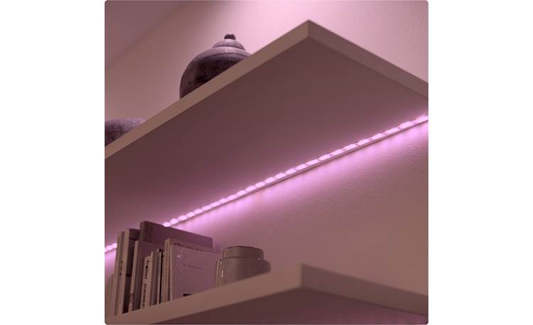 WiZ Full Color LED Strip Starter Kit Color accents under shelves and other overhangs