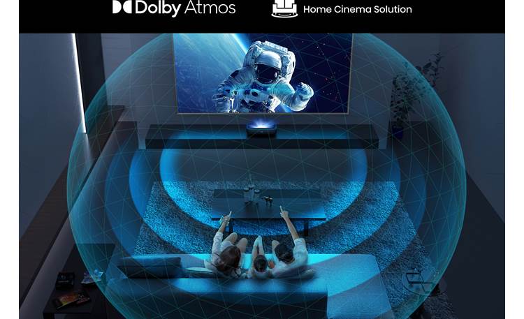 Hisense 120L9G-CINE120A Built-in speaker system supports decoding for Dolby Atmos