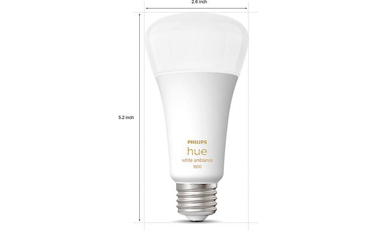 Philips Hue A21 White Ambiance Bulb (1600 lumens) Other