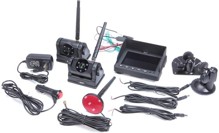 Boyo VTCRH2 Place these wireless cams with magnetic mounts wherever you need them