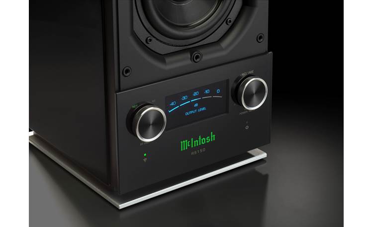 McIntosh RS150 Dual multi-function knobs and signature blue VU meter